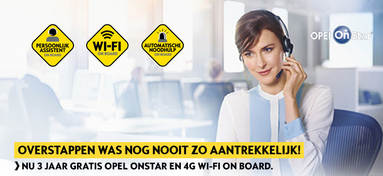 Gratis OnStar incl. Wi-Fi